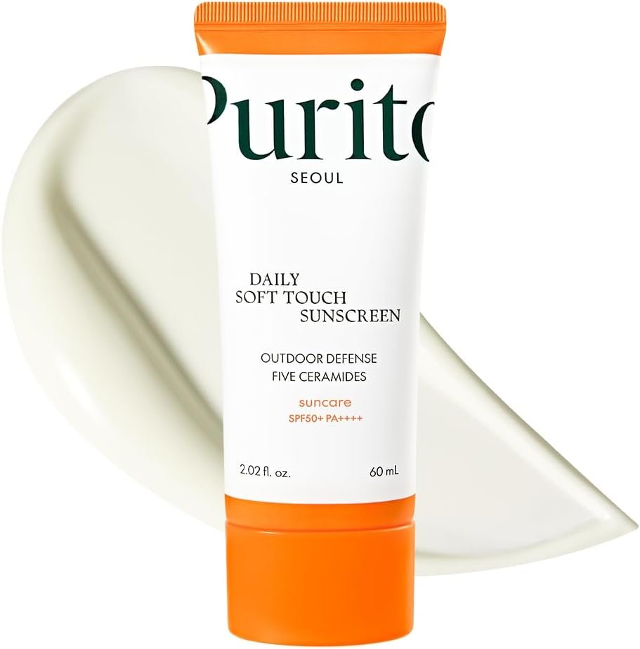 Crème solaire quotidienne, SPF50+ PA++++, Céramides, Non White Cast, Protection UVA & UVB résistante à l'eau, K-Beauty