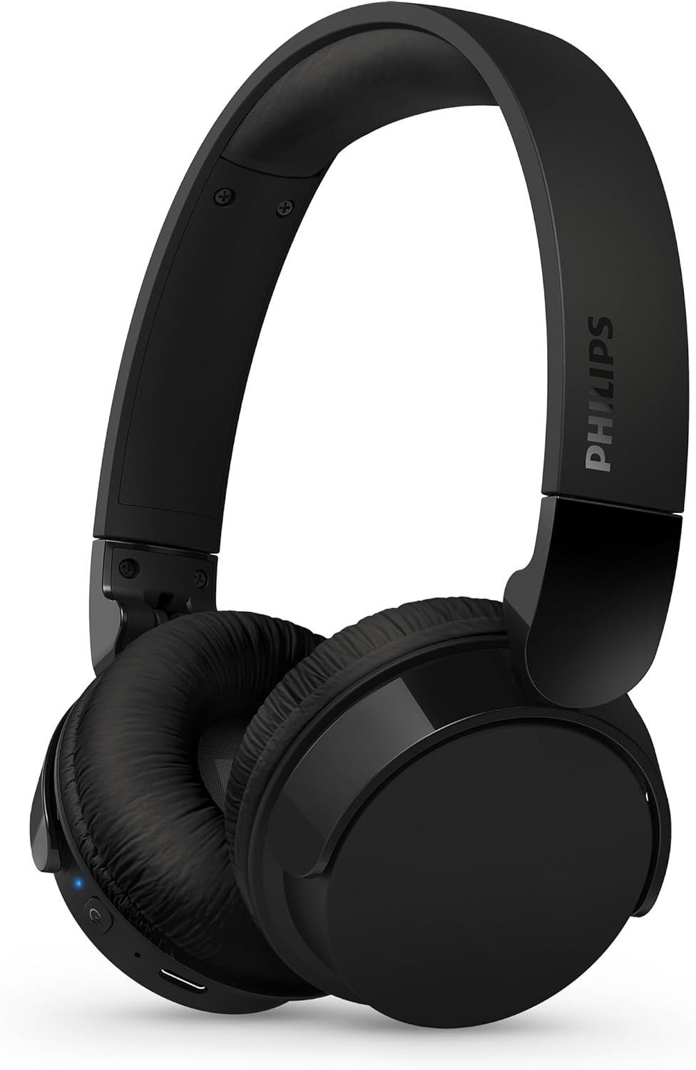 PHILIPS TAH4209BK Casque sans Fil Supra-aural Bluetooth léger, Isolation phonique Passive, 55 Heures d’autonomie, Son Naturel, appels clairs, Basses dynamiques, Recharge en 2 Heures Via USB-C - Noir