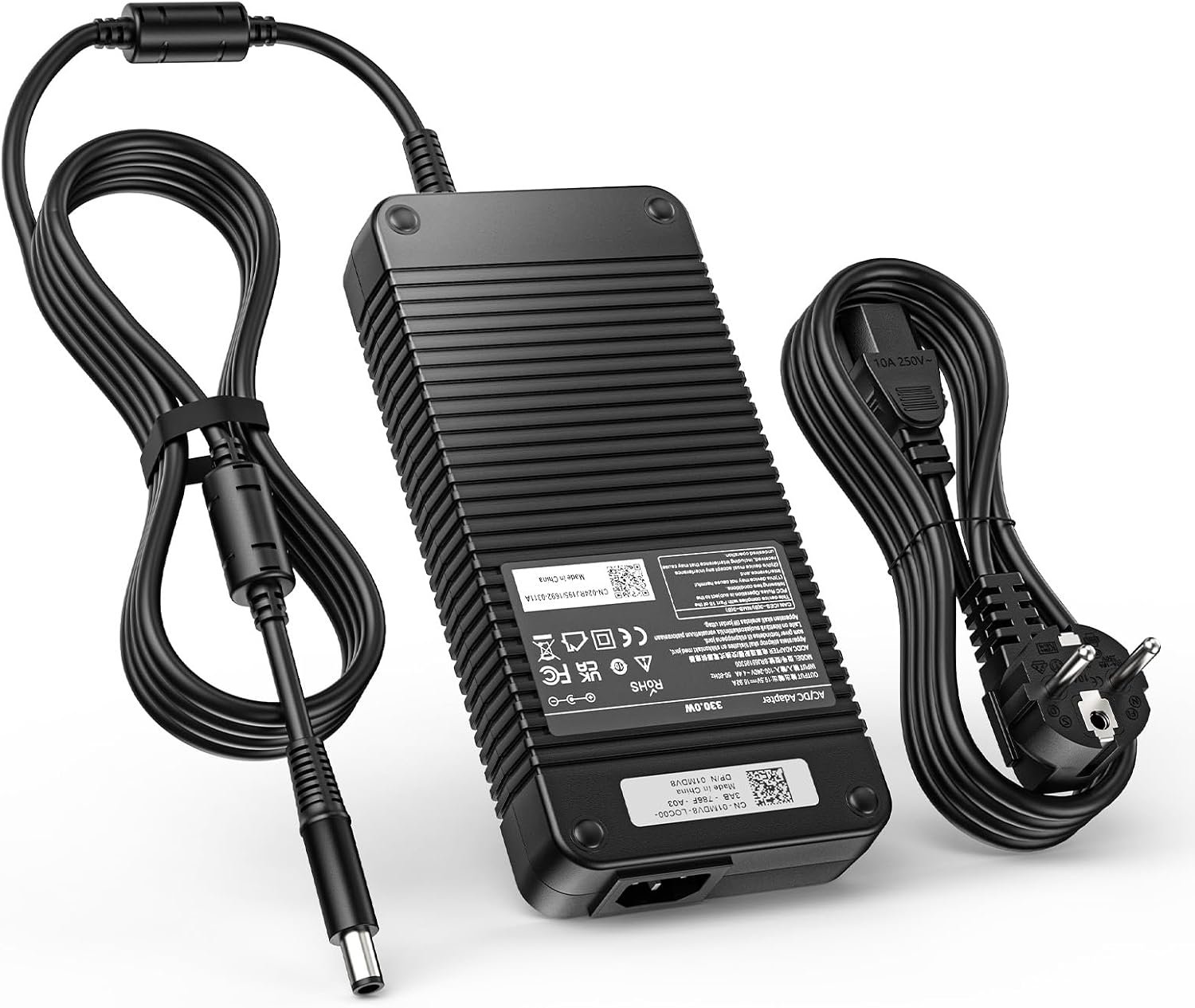 shefor 330W Chargeur pour Dell Alienware M17 M18X X17 X51 R1 Area-51m G15 G16 5530 7630 7620 DA330PM190 LA330PM190 DA330PM111 LA330PM160 19.5V 16.92A Chargeur Adaptateur Secteur