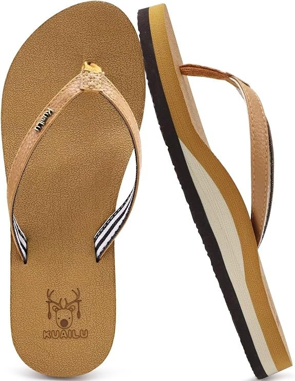 Flip Flops pour les femmes avec Arch Support Summer Beach Sandales de string