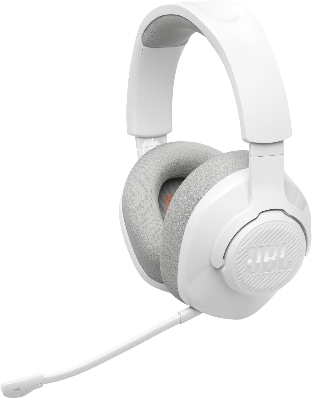 JBL Quantum 360, Casque Gaming Circum-Auriculaire sans Fil, Blanc | Double Connexion 2,4 GHz et Bluetooth, Autonomie 22 h, Micro Amovible, Compatible avec Plusieurs Plateforme