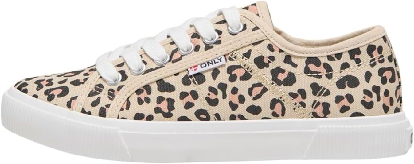 Canvas Sneaker Print Basket Femme