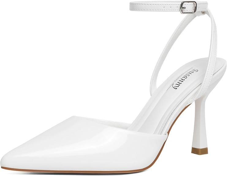Talons pour femmes Fermés à bout pointu Strappy Stiletto Pump Dressy Chaussures