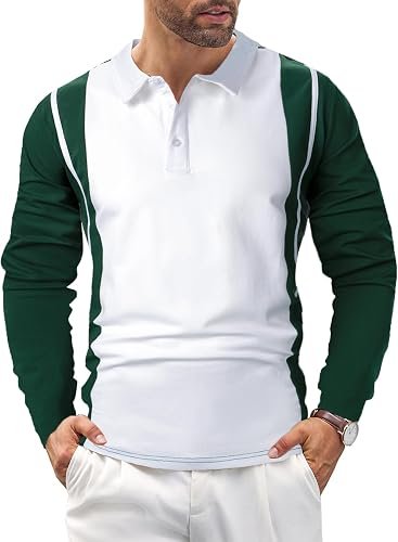 Manches Longues Style 2 : Vert + Blanc
