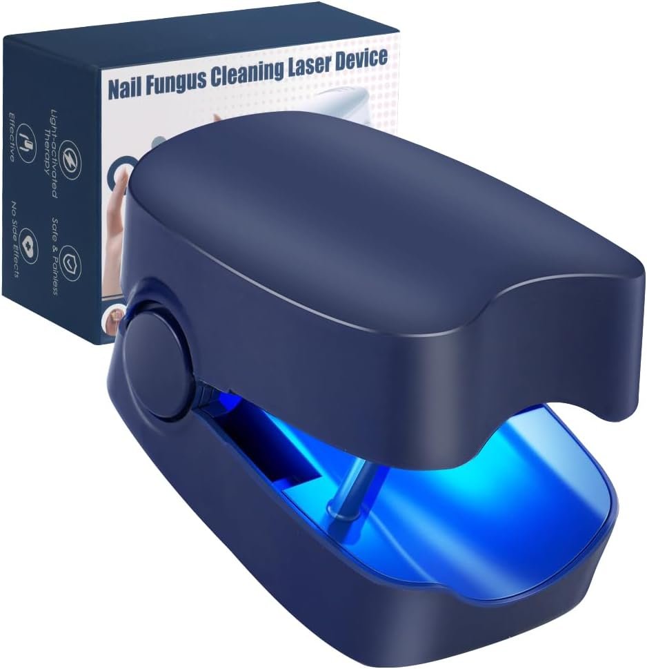 Appareil Traitement Laser Mycose Ongles, Portable Dispositif des Champignons des Ongles, Dispositif de Traitement Laser pour Mycose Ongles des Pieds Nettoyage et Réparation Ongles Traitement