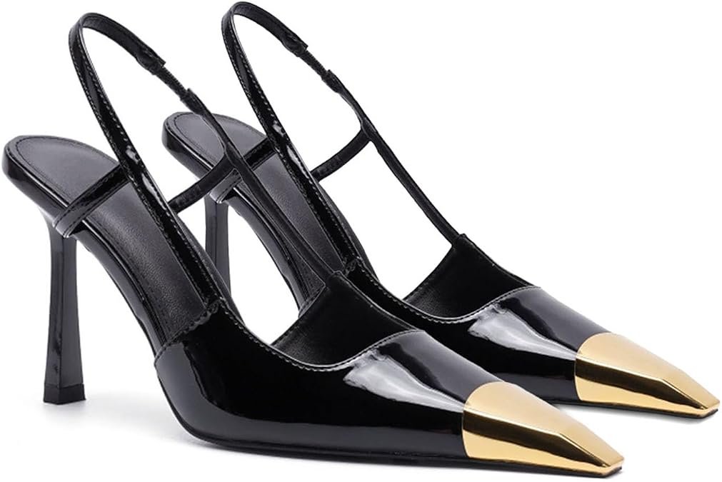Cuir de brevet noir