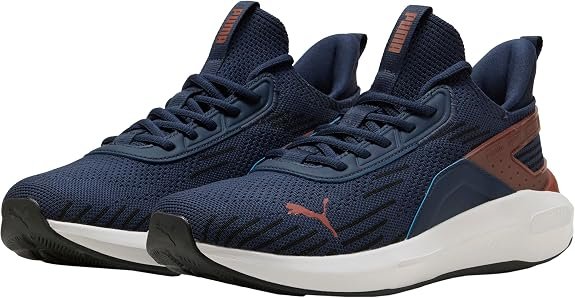 Puma Bleu Marine Bordeaux Rouge Plume