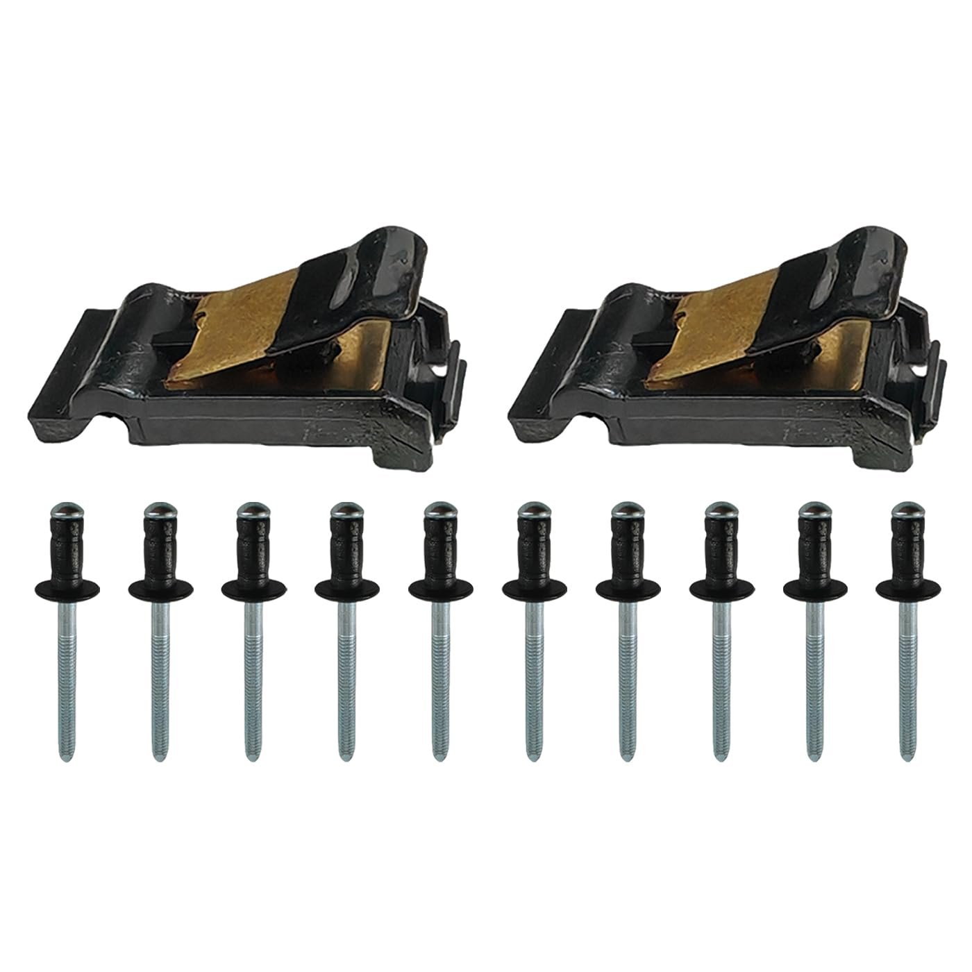 2 clips à Ressort de Porte de Carburant pour Toyota 4Runner 2004-2009, Avalon Camry RAV4 2019-2021, Land Cruiser 2008-2021, Remplace 77360-35040 7736035040, avec lot de 10 Rivets de Porte