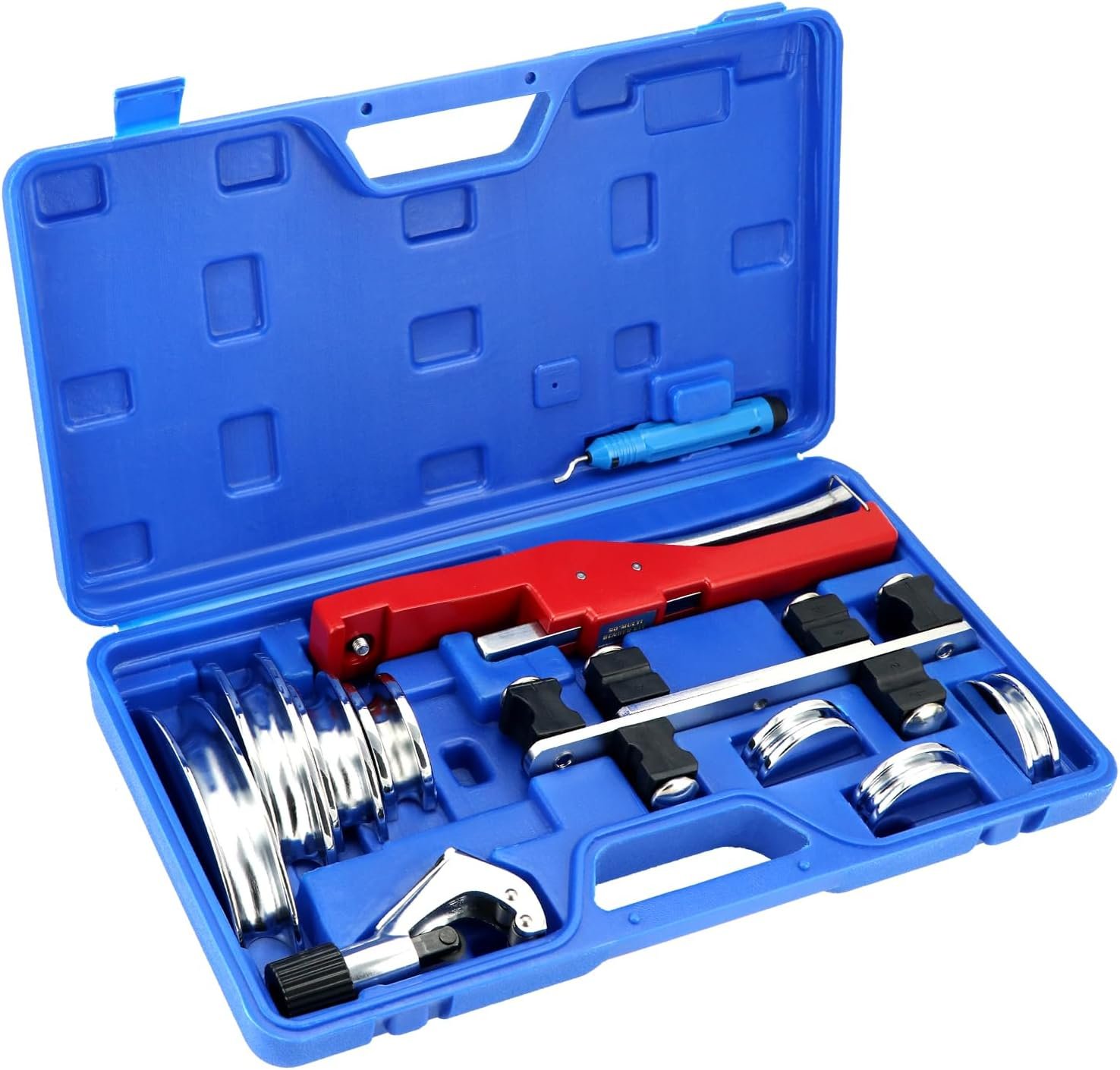 Kit de Cintreuse de Tubes pour Systèmes de Climatisation et de Réfrigération – Courbe un Tube en Cuivre Souple et Aluminium de 6,35 à 2,2 cm