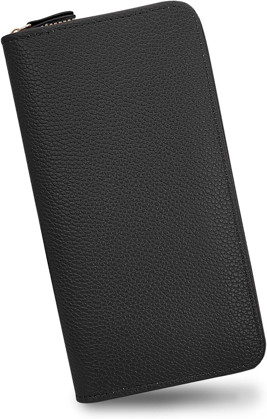 Portefeuille Femme, Cette PU Élégante Bourse Portefeuille pour Femme Convient Parfaitement aux Voyages, Aux Promenades et aux Courses. C'est Un Portefeuilles Femme Pratique