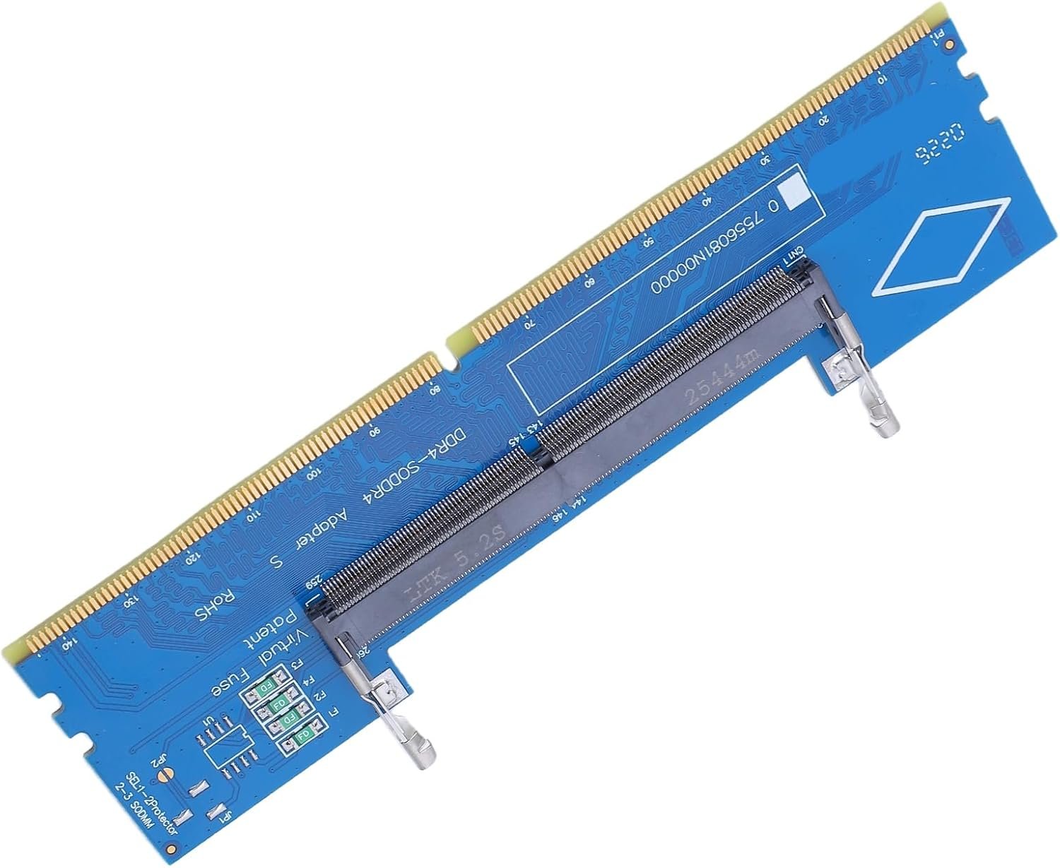 DDR4 SODIMM vers Ordinateur de Bureau DIMM Carte Adaptateur de Convertisseur de Mémoire pour Ordinateur Portable Professionnel pour PC