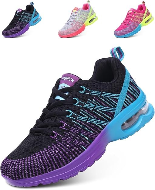 Basket Femme Chaussures de Sport Running Sneaker Air Respirant Chaussures de Course Légères