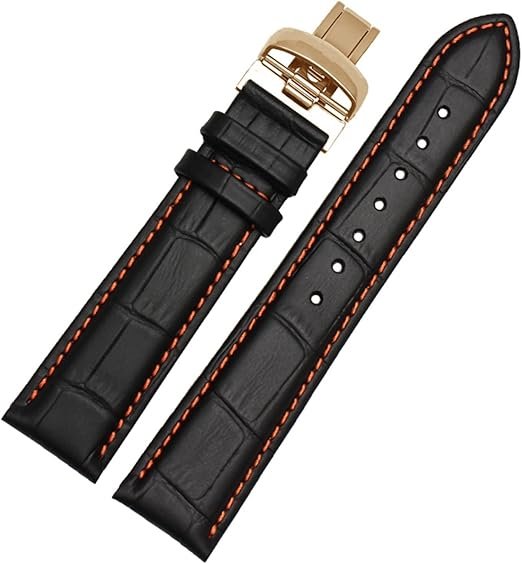 Band de montre en cuir authentique pour le bracelet M005930 de la série M005 M005930 23 mm