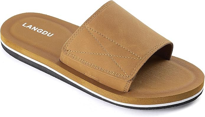 Claquette Hommes Piscine Confortable Sandales