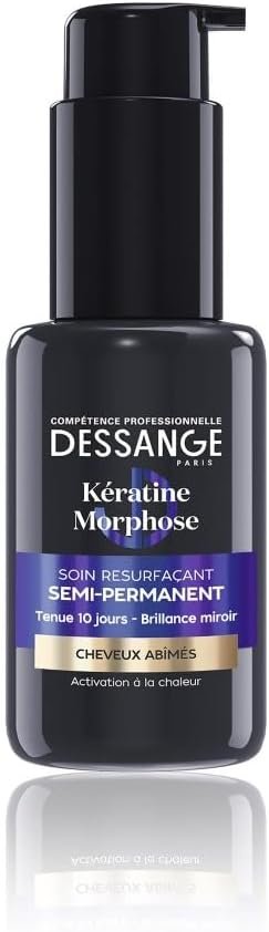 Soin Cheveux Sans Rinçage Resurfaçant Semi-Permanent Kératine Morphose - Scelle & Imperméabilise La Fibre Capillaire - Cheveux Abîmés - 50ml