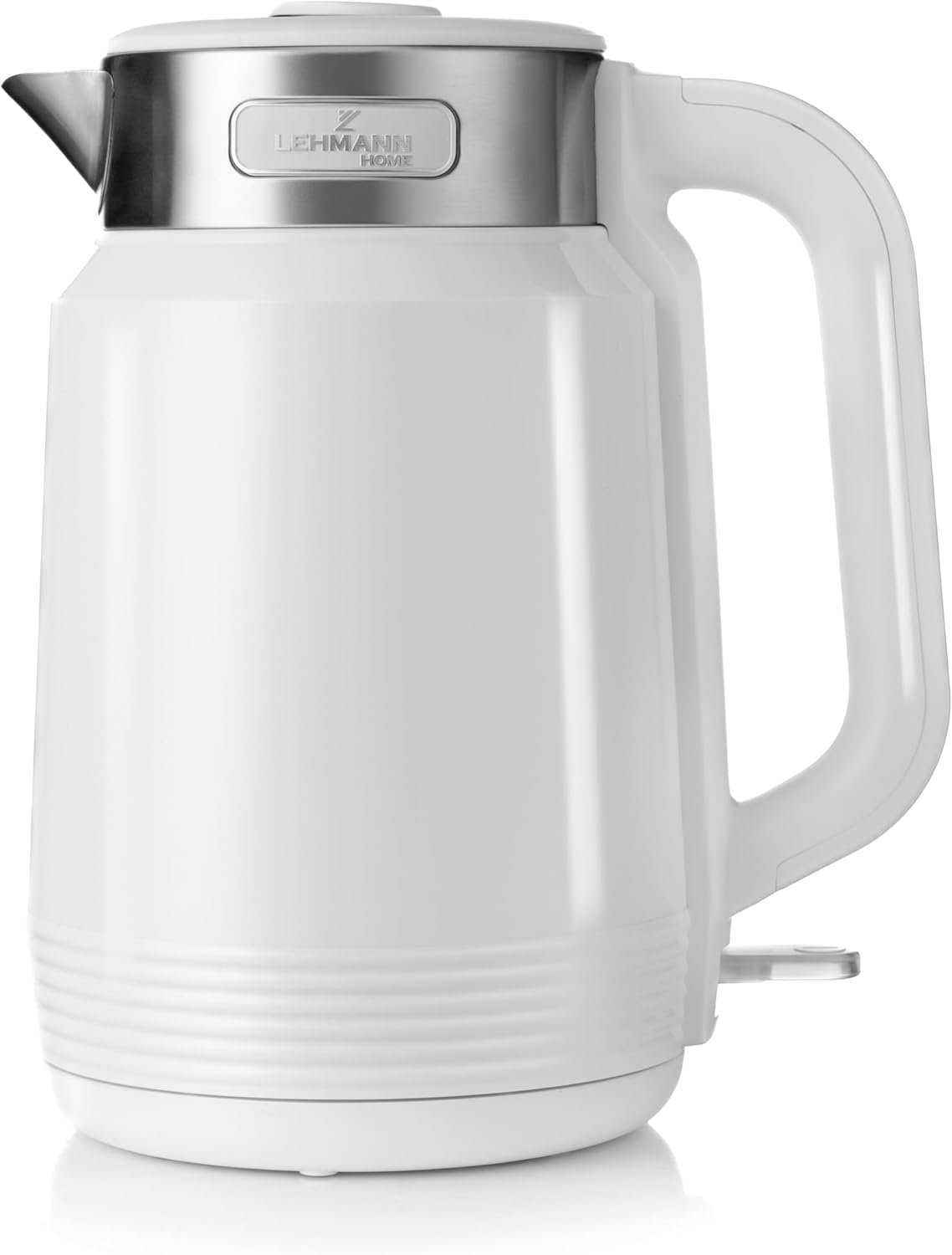 Bouilloire Électrique 2 L, 2200W, Chauffage Rapide, Double Paroi, Base 360°, Intérieur Inox, Arrêt Automatique et Protection contre la surchauffe, sans BPA, idéale pour Familles