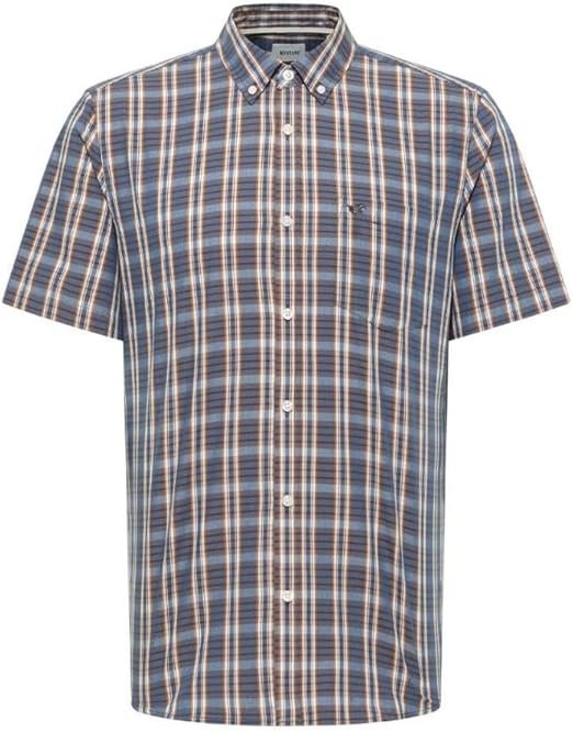 Multi Ss Green Brown Check 12863