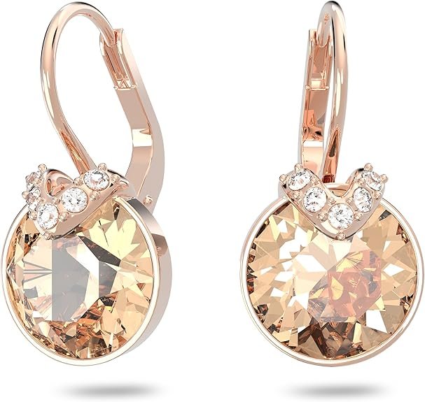 Swarovski Bella Collection Drop Earrings (rose gold)