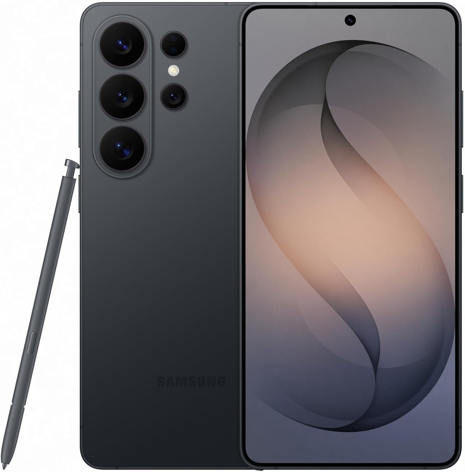 Samsung Galaxy S26 Ultra noir, avec 256 Go de stockage, fonctionnant sous Android et utilisable avec différents opérateurs compatibles.