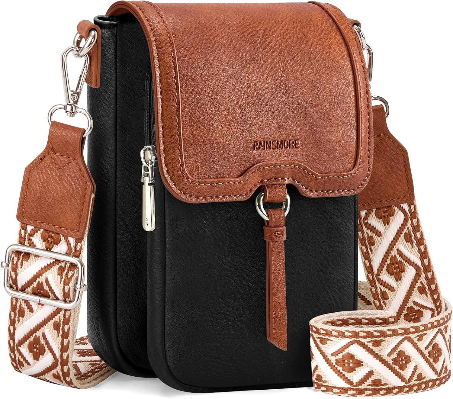 Sac Bandoulière Femme Cuir Petit Sac a Main Femmes Bandoulieres Sacs à Main Portés Épaule Imperméable Sacoche Femmes Téléphone avec Bretelles Réglables