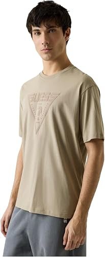 Short Sleeve Guess Applique Tee T-S Manches Courtes Homme