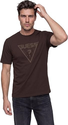 Short Sleeve Guess Applique Tee T-S Manches Courtes Homme