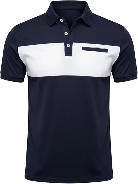 Polo Homme Manches Longues Top Shirt Chemise Western Tee Manche Longue Coton Slim Fit