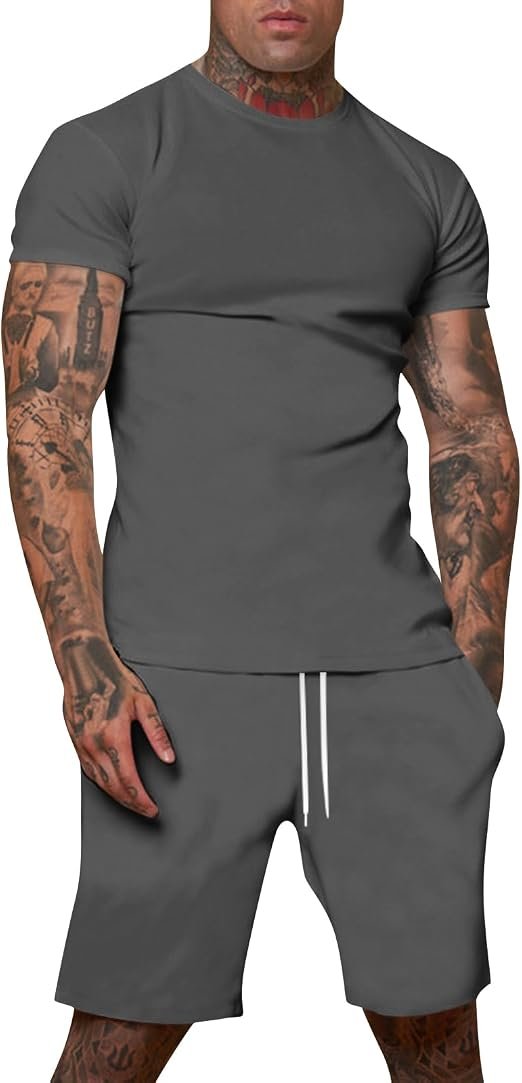 Ensemble Homme Ete Chic Confort Legere Mode Homme Chic Running Jogging