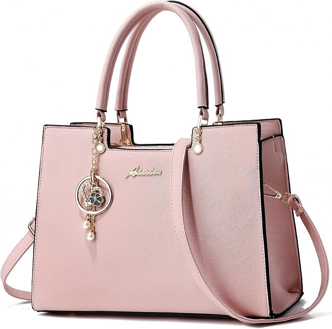 ALARION Purses and Handbags for Women Satchel Purse,PU Leather Tote Bag Crossbody Top Handle Bags with Zipper