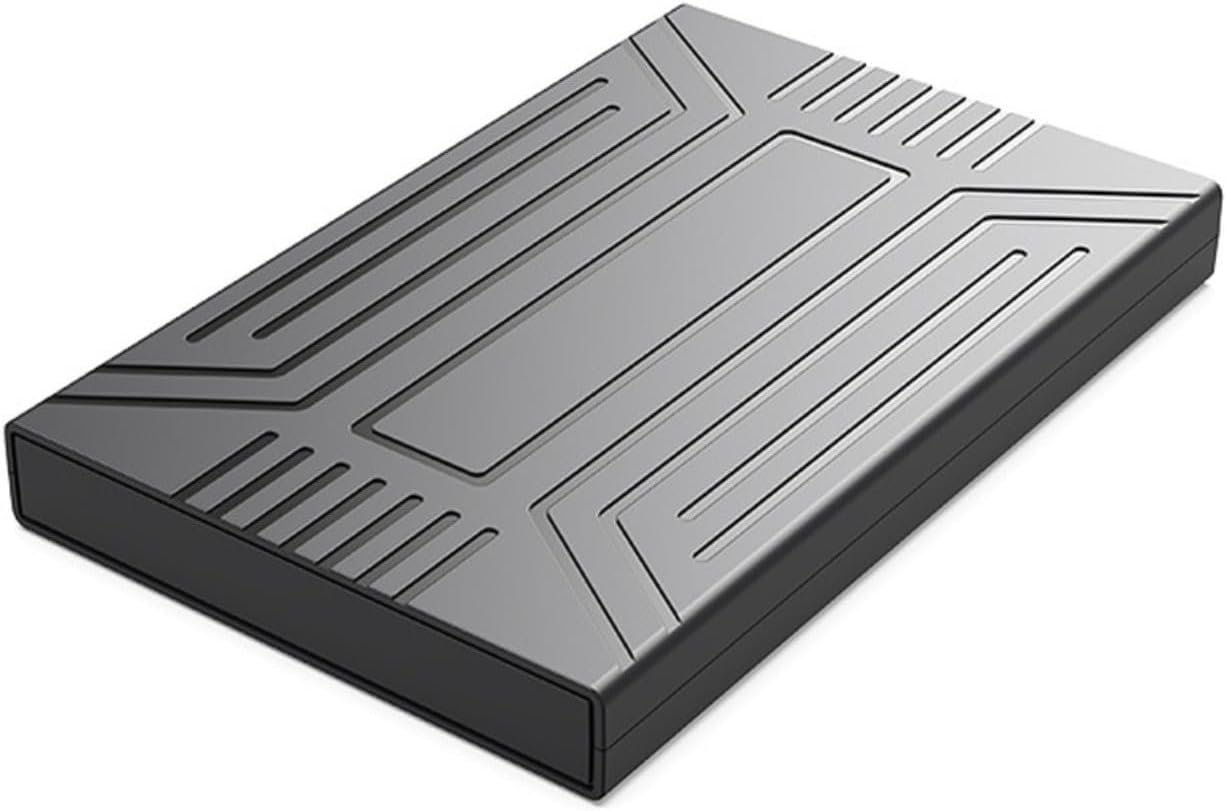 Boîtier de disque dur SATA 2,5" USB 3.0 pour disque dur SSD, 5 Gbit/s haute vitesse pour voyage, bureau, jeu, stockage noir
