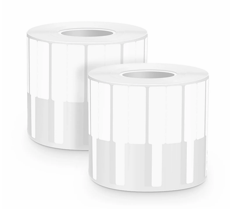 Étiquettes Adhésives de Câble Type P - 2,76in.L × 0,94in.W, 1000pcs/Rouleau, Blanc