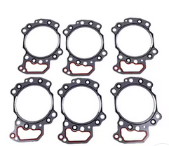 Lot de 6 joints de culasse 6150-17-1813 pour moteur Komatsu 6D125-1 S6D125-1, chargeuse sur pneus WA470-3, niveleuse GD663A-2, excavatrice PC400LC-5