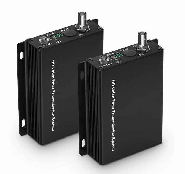 Kit de Mini Transmetteur et Récepteur à Fibre Optique HD-SDI Unidirectionnel 1 Canal