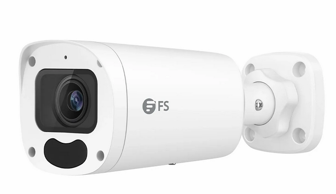 Caméra Réseau Bullet Super HD 5MP avec Micro Intégré, Vision Nocturne de 164 pouces, Résistance aux Intempéries IP67, Détection Intelligente du Comportement