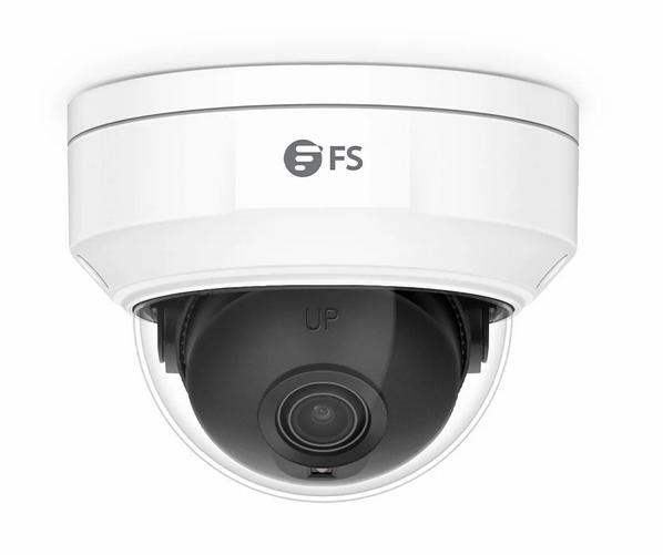 Caméra Réseau PoE Dôme 5MP avec Vision Nocturne Infrarouge de 98 pouces, WDR Réel de 120dB, Prévention Intelligente des Intrusions