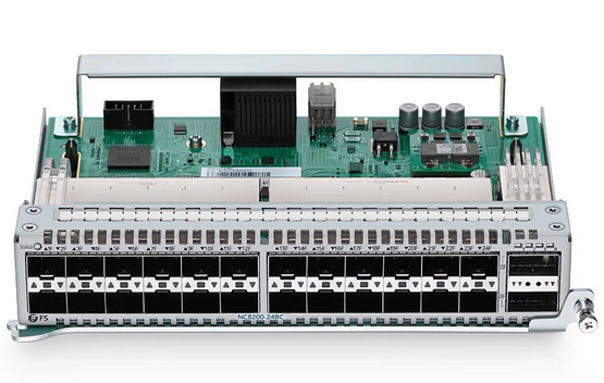 NC8200-24BC, Carte de Ligne SFP28 24 ports 25 Go, avec 2 x 100 Go QSFP28 pour Châssis de Commutateur de Centre de Données NC8200-4TD