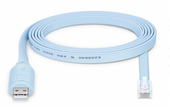 7ft (2m) USB (Male) to RJ45 (Male) Console Cable, Blue