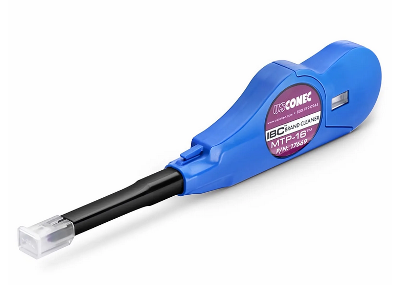 Stylo de Nettoyage US Conec IBC™ MTP®-16, pour Connecteurs MPO 16 Fibres (525+ Nettoyages)