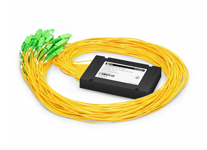 Splitter PLC à Fibre Optique 1x 32, Module ABS d'Épissure/Pigtail, 2,0mm, SC/APC, Monomode