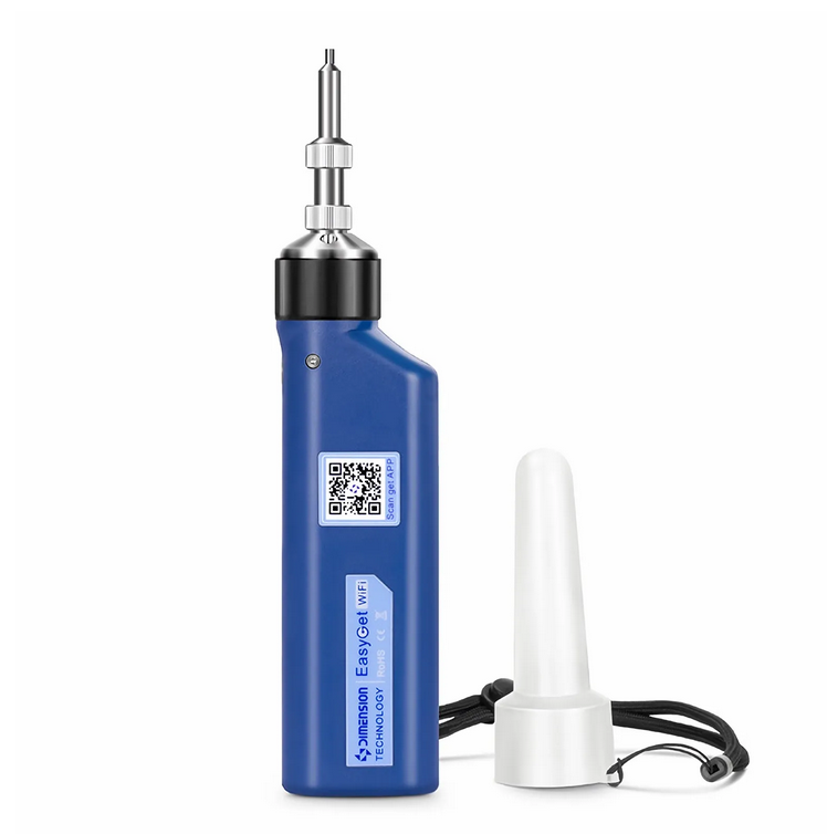 Microscope d'Extrémité de Fibre EasyGet avec Wifi sans Fil pour Connecteurs LC/SC/FC