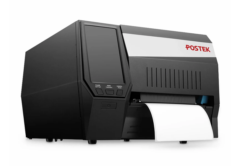 Imprimante d'Etiquettes Industrielle Postek GX6 avec HEAT™, Ecran Tactile LCD Couleur 4,5", 600dpi, Vitesse d'Impression 5ips