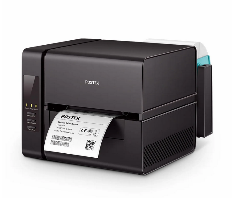 Imprimante d'Etiquettes Commerciale Postek E300i avec HEAT™, Ecran Tactile LCD Couleur 4,5", 300dpi, Vitesse d'Impression 4ips