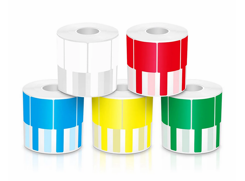 Étiquettes imprimables personnalisées pour la gestion des câbles et des drapeaux - Papier, PET, A4, 500 lbs