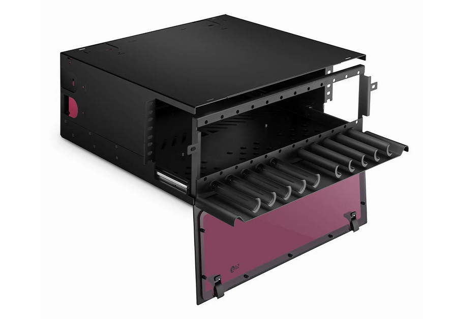 Tiroir Optique Coulissant FHD® Déchargé à Haute Densité 4U, Montage en Rack, Tiroir Coulissant, Contenir jusqu’à 12 Cassettes