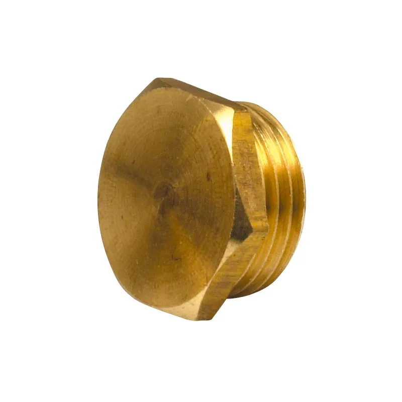 Raccord laiton à visser bouchon 292 G mâle 1/4"