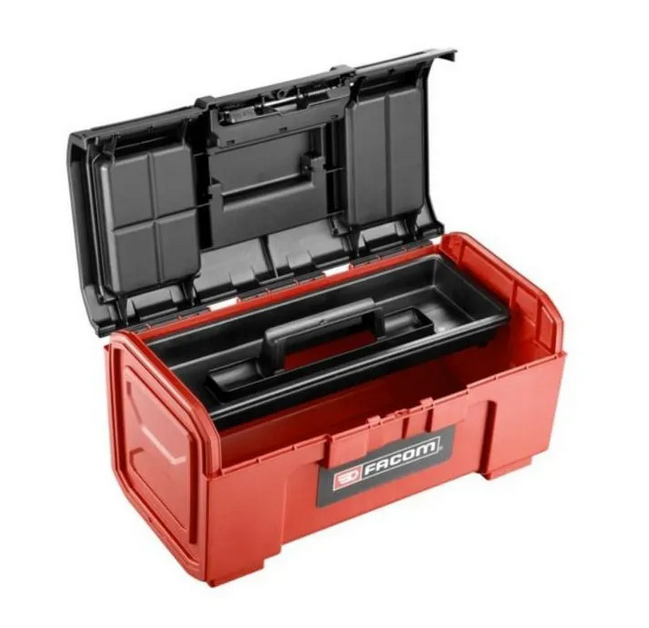 Boîte A Outils - FACOM - BP.C16NPB - Fermeture Automatique - Double Espace De Stockage
