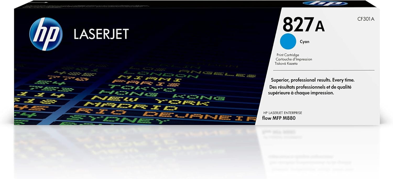 HP 827A Cyan Toner Cartridge