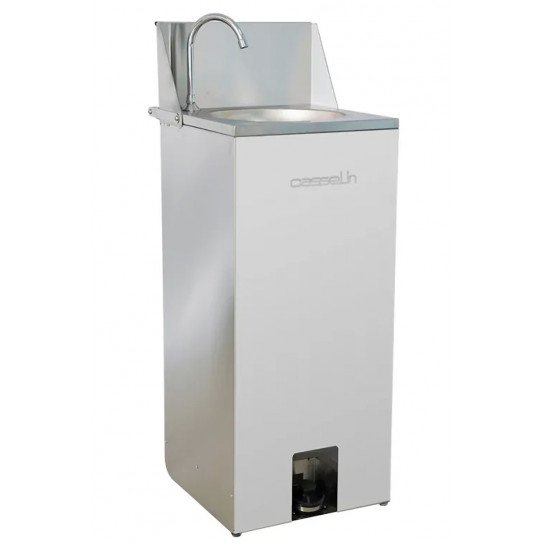 Lave-mains inox autonome par pression pompe à pied CLVAP