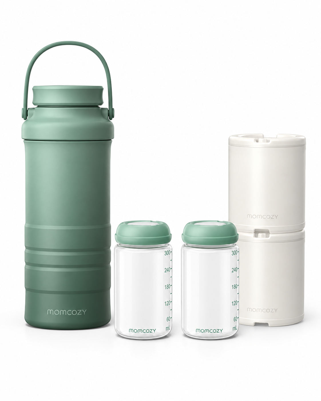 Refroidisseur Portable de Lait Maternel 24H – Glacière 355 ml ou 650 ml – Biberons et Tubes Réfrigérants – Momcozy