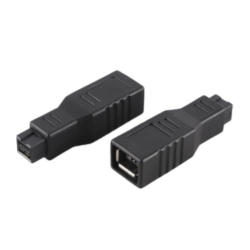 Adaptateur FireWire 400 Vers 800 9 Broches Femelle Vers 6 Broches Mâle F